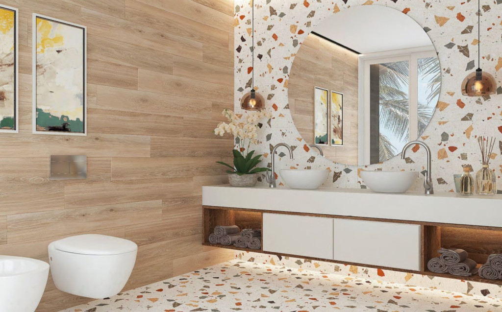 Интерьер AGL Tiles (АГЛ Тилес) Terrazzo (Терраццо)