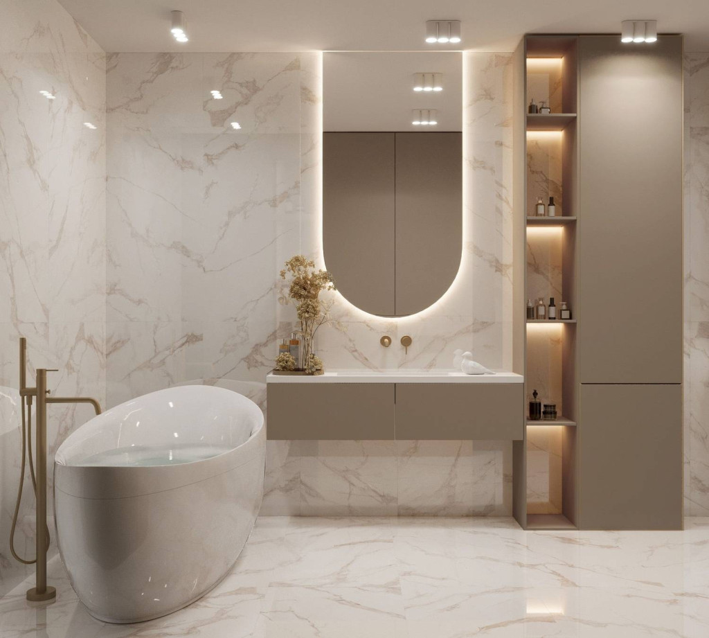 Интерьер Arcadia Ceramica Calacatta