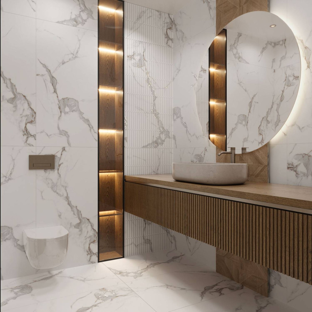Интерьер Arcadia Ceramica Statuario Seville