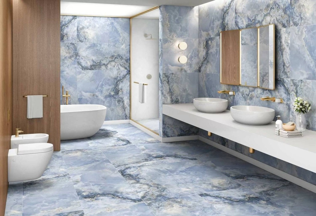 Интерьер Colortile (Колортил) Onyx Sea Blue (Оникс Сиа Блю)