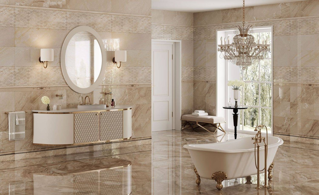 Интерьер Eurotile Ceramica (Евротайл Керамика) Eclipse Beige (Эклипс Биж)