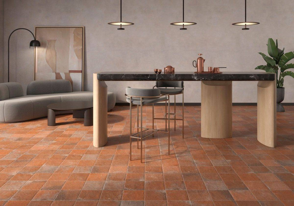 Интерьер Geotiles (Геотайлс) Terracotta (Терракоттa)