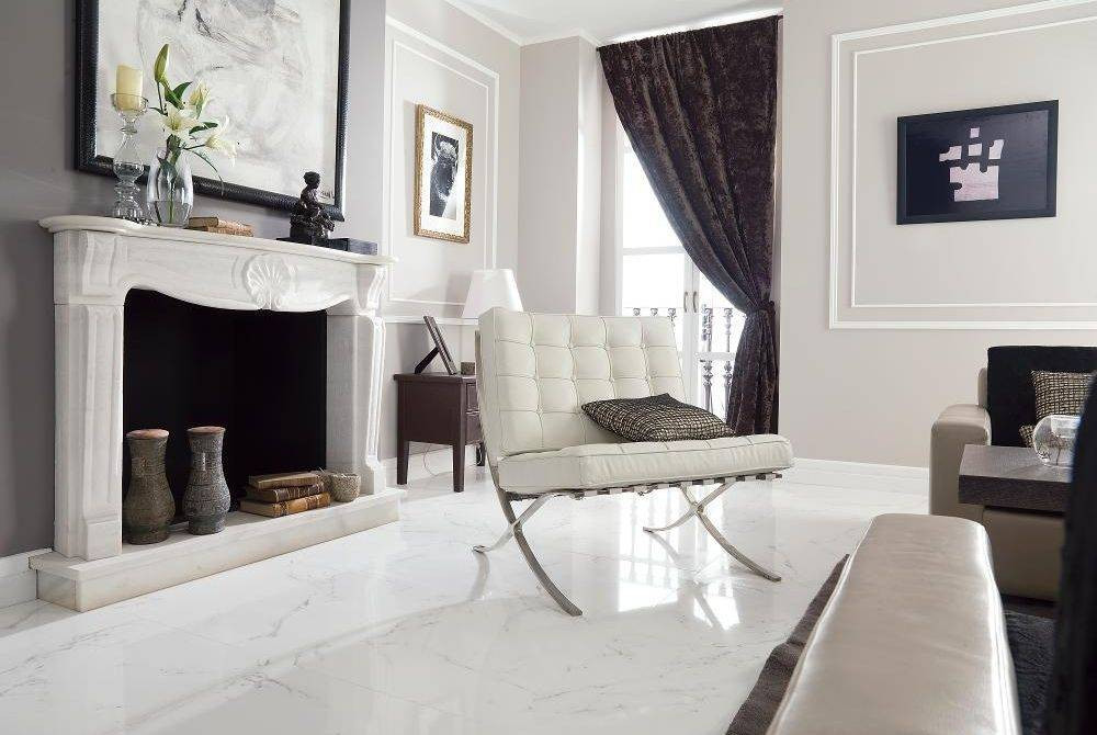 Интерьер Porcelanosa (Порцеланоса) Marmol Carrara (Мармол Каррара) - 2