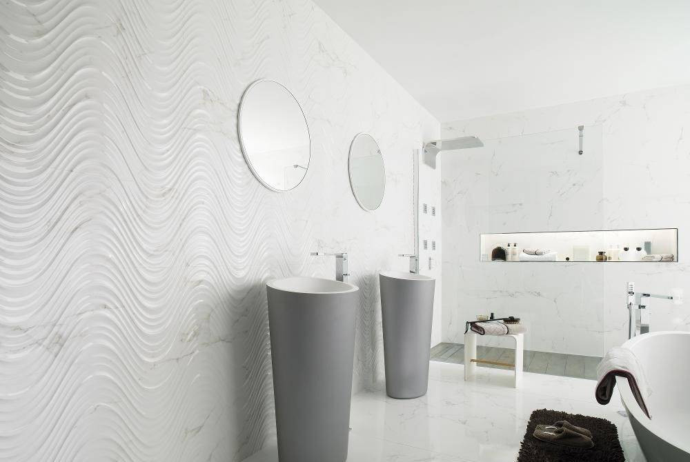 Интерьер Porcelanosa (Порцеланоса) Marmol Carrara (Мармол Каррара) - 1