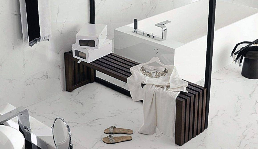 Интерьер Porcelanosa (Порцеланоса) Marmol Carrara (Мармол Каррара) - 3