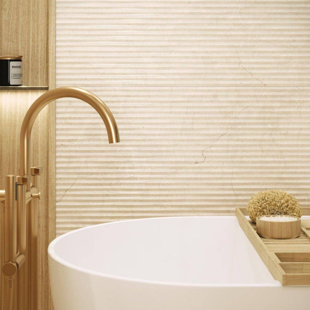 Интерьер Porcelanosa (Порцеланоса) Marmol Crema - 5