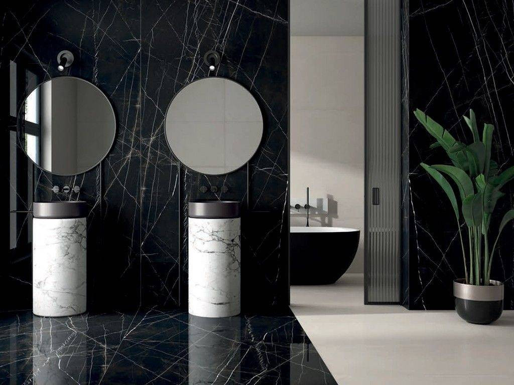 Интерьер Tau Ceramica (Тау Керамика) Marquina Black (Маркуина Блэк)