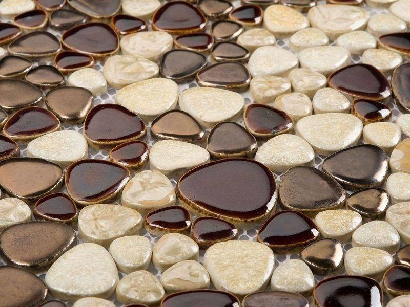 Интерьер Pixel Mosaic (Пиксел Мозаик) Галька (Галька)