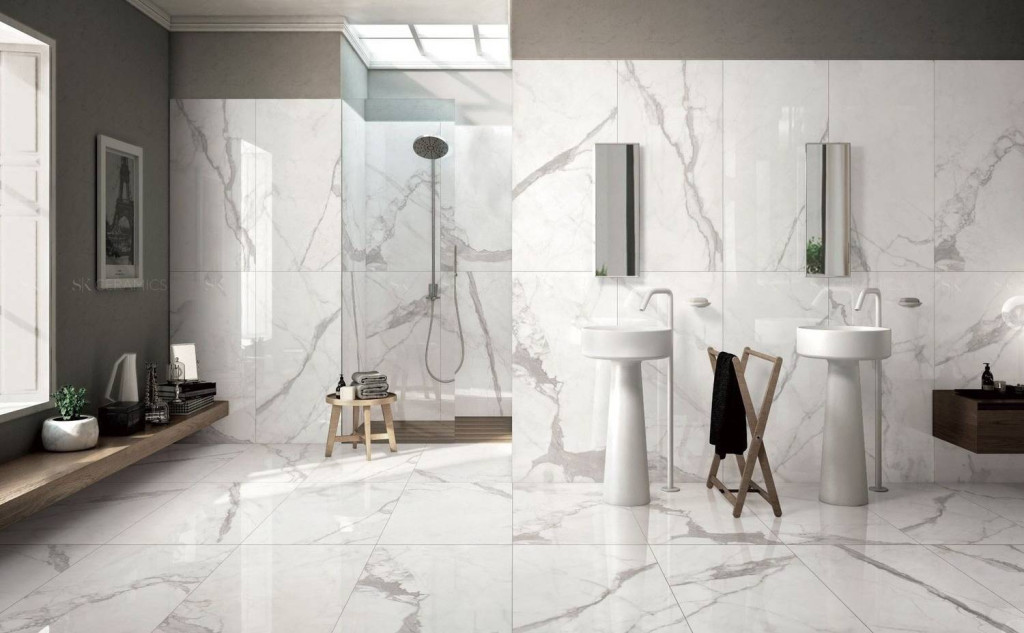 Интерьер SK-Ceramics (СК-Керамикс) Statuario (Статуарио)