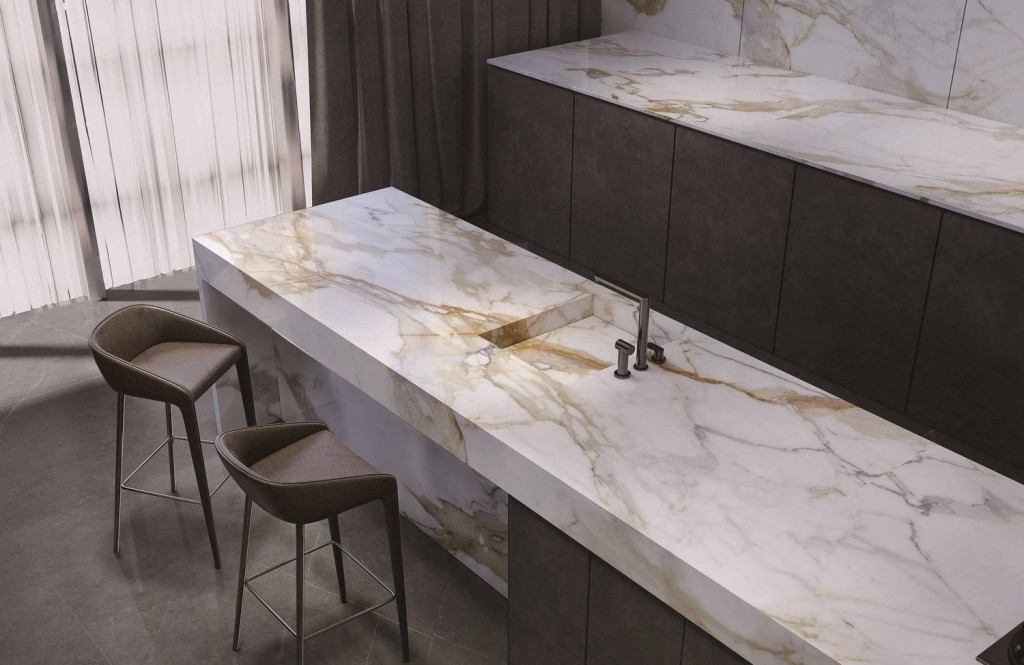 Интерьер Zodiac Ceramica (Зодиак Керамика) Calacatta Gold (Калакатта Голд)