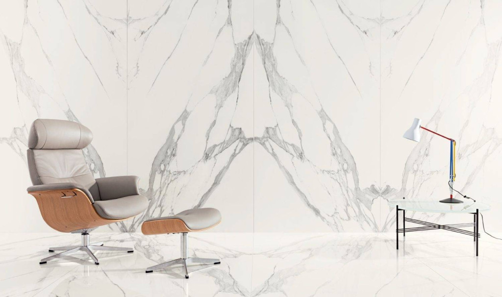Интерьер Tubadzin Monolith (Тубадзин Монолит) Specchio Carrara (Спеккио Каррара)