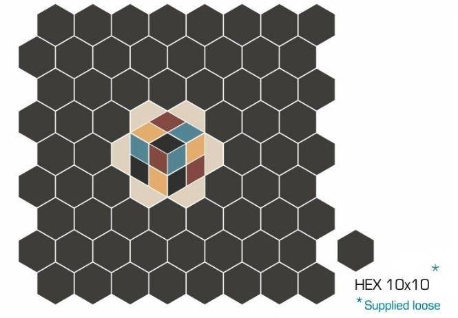 Интерьер TopCer (ТопКер) Hexagon Inserts (Хексагон Инсертс) - 2