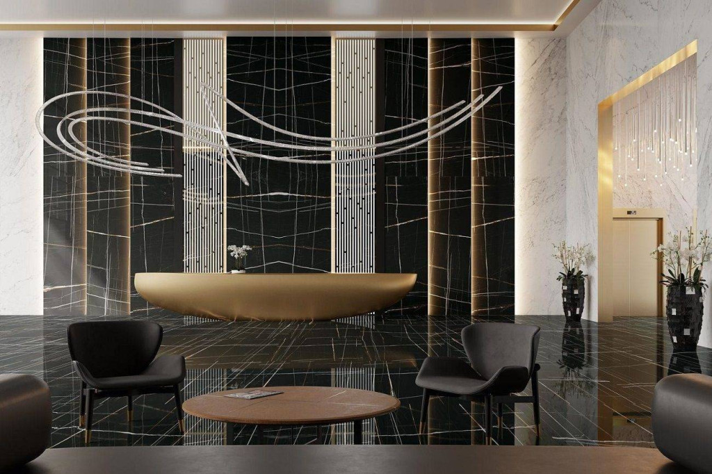 Интерьер Kerama Marazzi (Керама Марацци) Супермакси Marble (Супермакси Marble)
