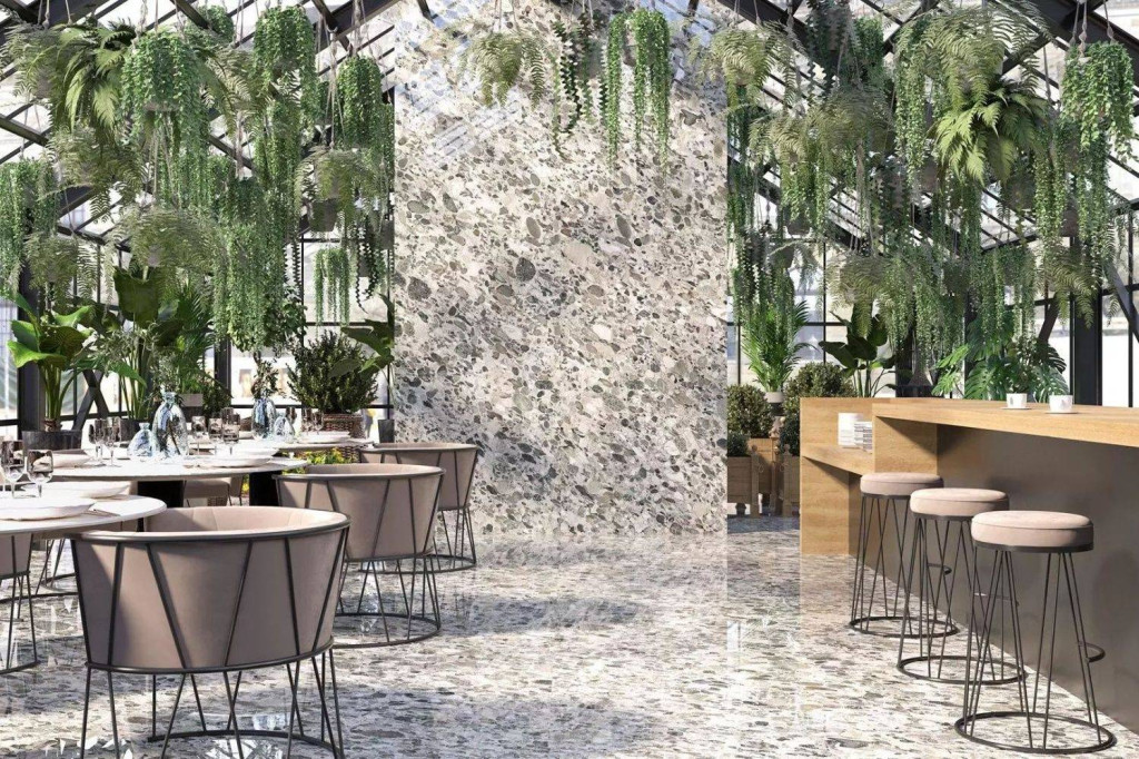 Интерьер Kerama Marazzi (Керама Марацци) Супермакси Stone (Супермакси Stone)
