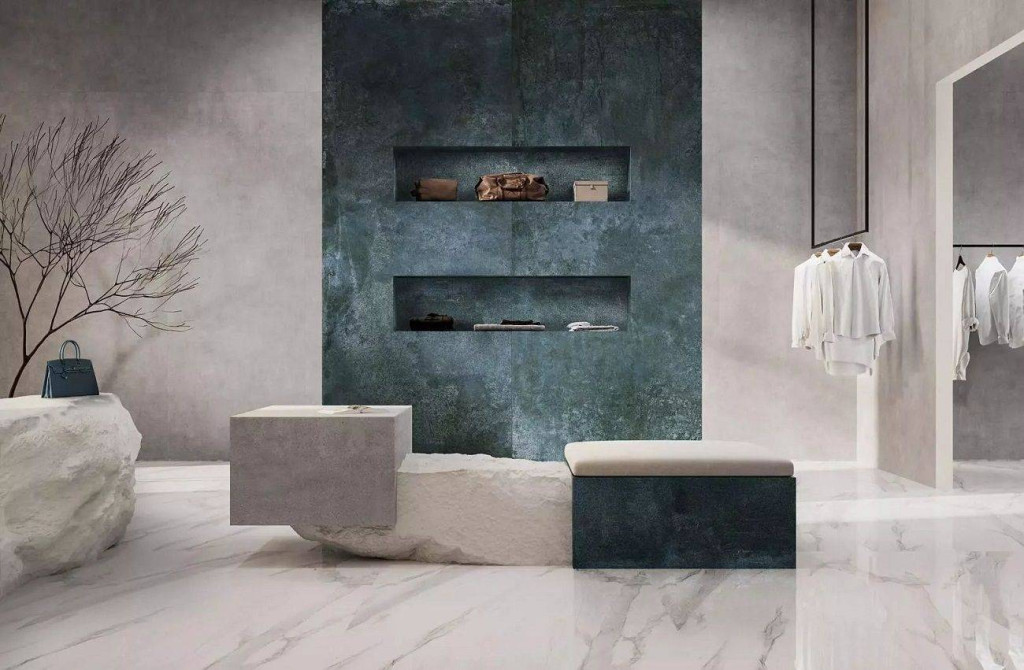 Интерьер Kerama Marazzi (Керама Марацци) Супермакси Metal (Супермакси Metal)