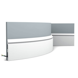 Плинтус напольный Orac Decor SX118F CONTOUR