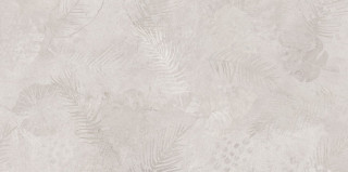 Mei (Meissen) State Листья Серый Рект 44.8x89.8