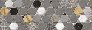 Colortile Cemento Ash Crystal Decor 30x90