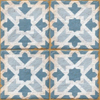 Ennface Morocco Azure Matt 20x20