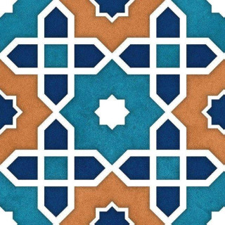 Ennface Tantora Blue Matt 20x20