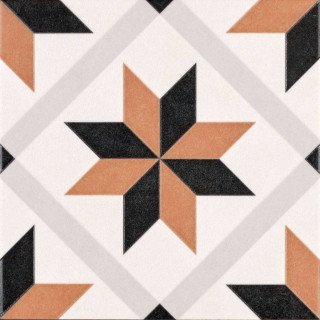 Motto Ceramic Levels Orange Decor 1036 20x20H0.85