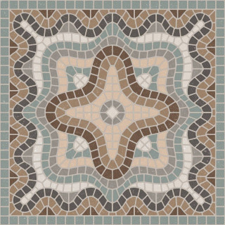 Motto Ceramic Monotone Gravel Decor Matt 20x20H0.85
