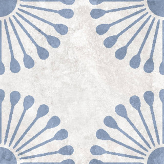 Motto Ceramic Palmas White Decor 1 20x20H0.85