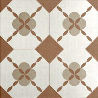 Motto Ceramic Monotone Peach Decor Matt 20x20H0.85