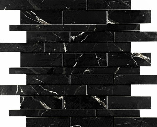 Velsaa Estrada Nero Brick Bone Mix 30x36