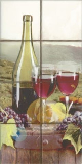Absolut Keramika Milano Comp. Raisin 20х40