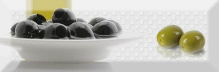 Absolut Keramika Monocolor 10х30 Decor Olives 01 10х30