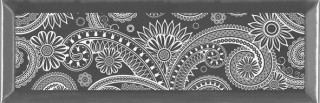 Absolut Keramika Monocolor 7.5х15 Decor Silver 7,5х15