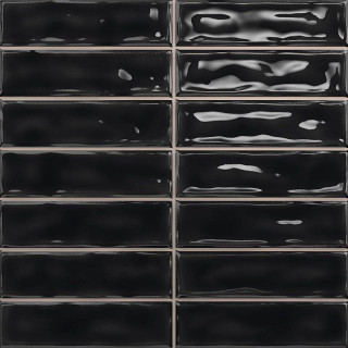 Absolut Keramika Sticks Black Brillo 20x20