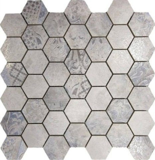 Absolut Keramica Mosaico Troya Hexagon 30x30