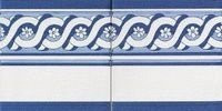 Adex Cuarteada Cenefa Chinchon Azul 15x15