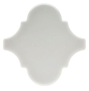 Adex Arabesco Liso Silver Mist 15x15