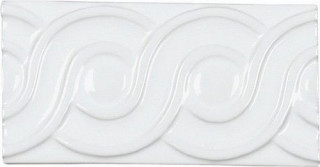 Adex Neri Relieve Clasico Blanco Z 7,5x15