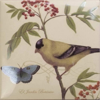 Amadis Fine Tiles Botanic Garden Bird 6 Deco 15х15