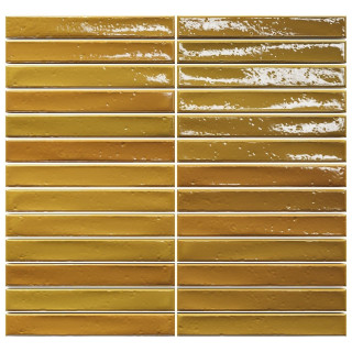 Amadis Fine Tiles Short Stick Mustard Crackle 29.2x29.5