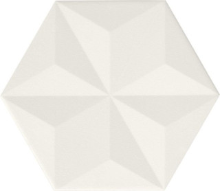 Aparici Chaplin White Vela Hexagon 25х29