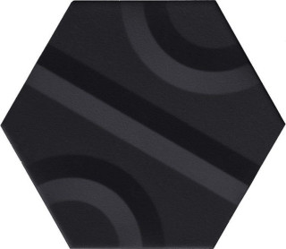 Aparici Chaplin Black Chic Hexagon 25х29