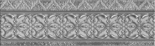 Aparici Cenefa Alhambra Silver 9x29.75H0.7