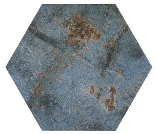 Alchemy Blue Natural Hexagon 25х29