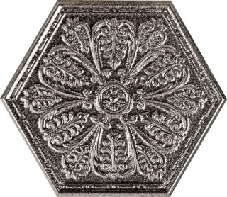 Zinc Silver Single Hexagon 25х29