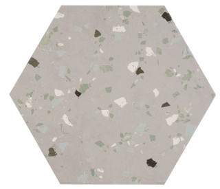Apavisa South Grey Natural Hexagon 25x29