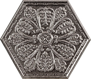 Apavisa Zinc Silver Single Hexagon 25x29