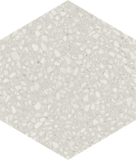 APE Hexagon Terrazzo White Matt 23x26