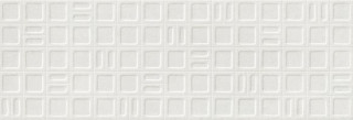 Argenta Gravel Rev Square White 40x120