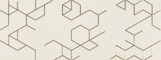Azulev Clarity Decor Polygon Marfil 25x65