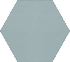Cevica Manhattan Hex Turquoise 15x17